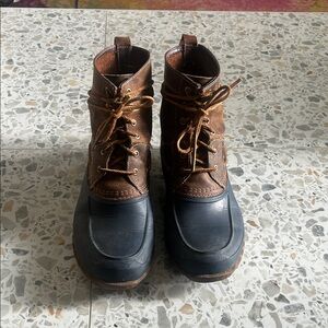 Sperry Men's Leather and Rubber Boots